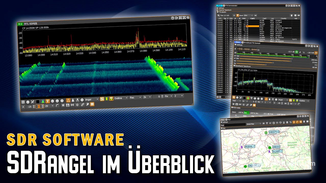SDRangel 💾 Die leistungsstarke SDR Software im Überblick