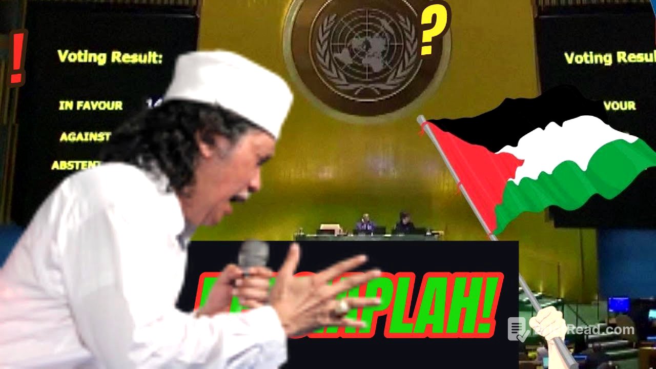 PALESTINA MERDEKA, ISRAEL KINI MENGINCAR MEKKAH! CAK NUN