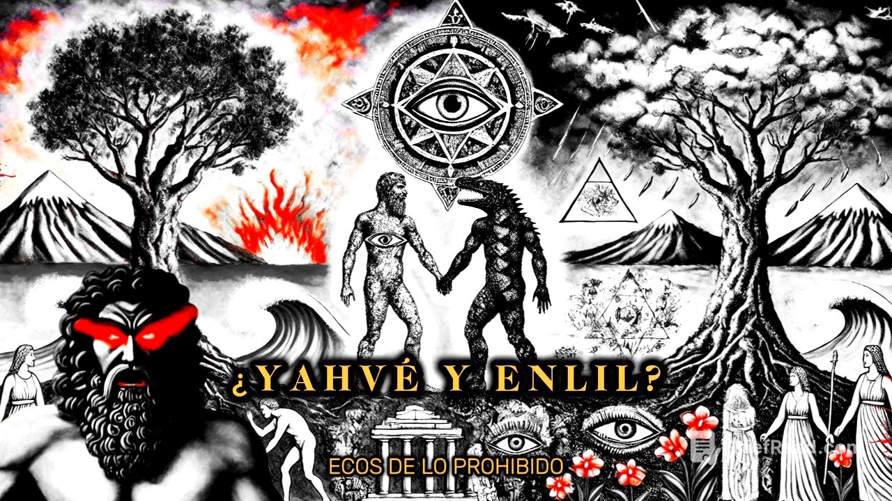 ¿ES YAHVÉ EN REALIDAD EL TEMIDO DIOS ENLIL? 🌑👁️ LA OSCURA REVELACIÓN SUMERIA 🌌