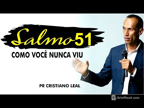 SALMOS 51 COMO VOCÊ NUNCA VIU - PR CRISTIANO LEAL