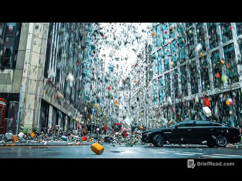 Suddenly it Starts Raining TRASH from the Sky, Burying the Entire City in Seconds