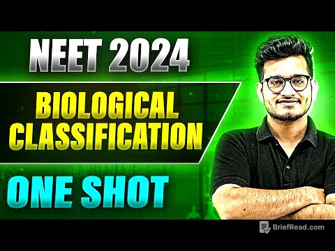 BIOLOGICAL CLASSIFICATION in 1 Shot: FULL CHAPTER COVERAGE (Theory+PYQs) ||  Prachand NEET