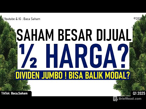 Saham Besar Ini Sudah Turun SETENGAH HARGA ! Skenario Balik Modal dari Dividen Jumbo !