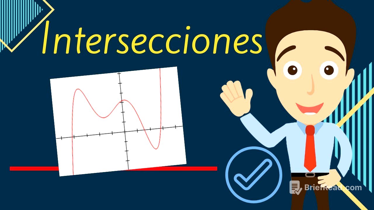 INTERSECCIONES DE UNA GRÁFICA CON LOS EJES X e Y 📈