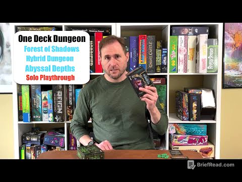 One Deck Dungeon Forest of Shadows, Abyssal Depths Hybrid Solo Play