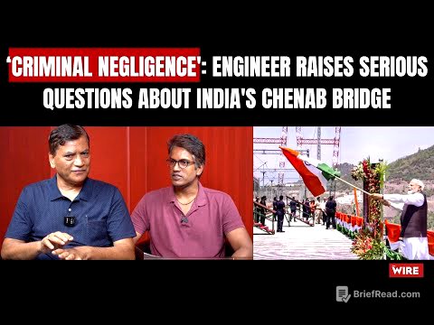 ‘Criminal Negligence': Engineer Exposes The Truth About India's Chenab Bridge
