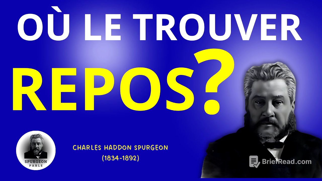 CHARLES H. SPURGEON - REPOS POUR TON CŒUR