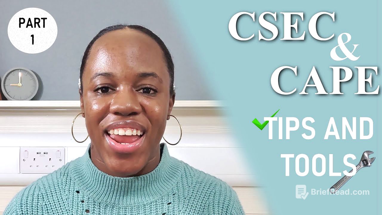 CAPE & CSEC Tips and Tools (PART 1): Mindset and Methods