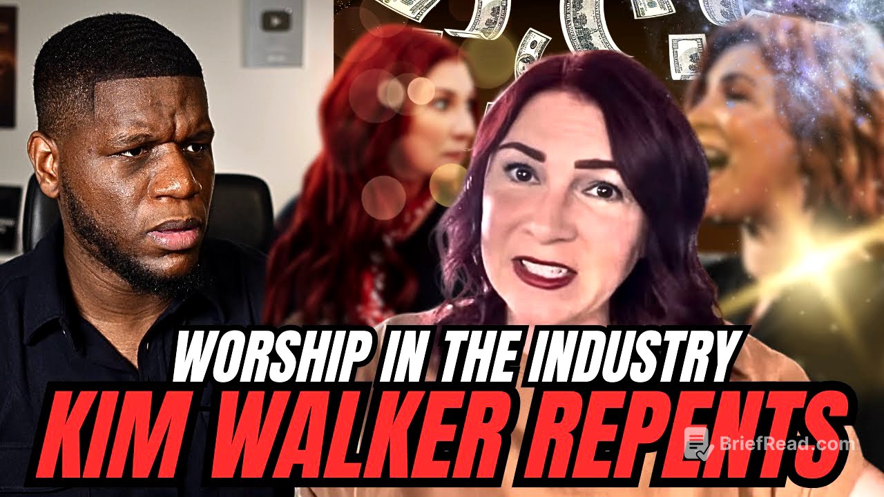 Kim Walker Repents & Confronts The Corruption With Worship In The Industry 