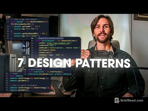 7 Design Patterns EVERY Developer Should Know