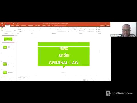 Criminal Law 101