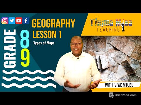 Gr 8&9 Geography | Basic Mapwork | Lesson 1/5 | Types of Maps