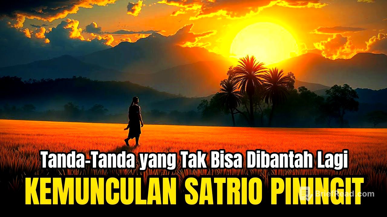 🔥 SATRIO PININGIT | APA JIKA IA SUDAH MUNCUL DI ANTARA KITA—TAPI KITA MALAH MENERTAWAKANNYA?