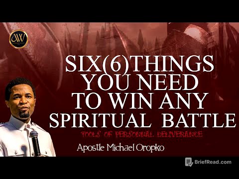 HOW TO USE YOUR  SPIRITUAL WEAPONS OF WARFARE  | APOSTLE MICHAEL OROKPO