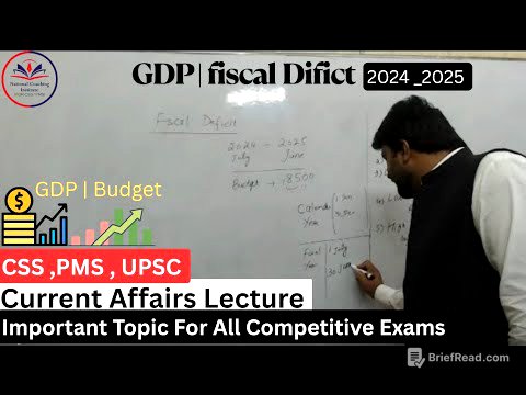 Economy of Pakistan 2025 |Current Affairs Lecture | CSS ,PMS & UPSC |GDP & Budget| #gdp