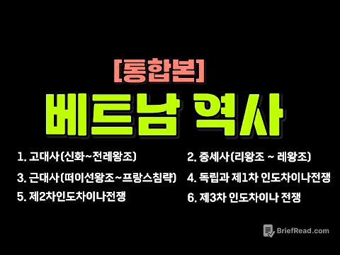 베트남역사 (신화부터 ~ 제3차인도차이나전쟁)