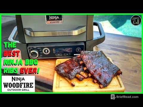 NINJA WOODFIRE OUTDOOR GRILL ST. LOUIS STYLE BBQ RIBS! Ninja Woodfire Grill Recipes!