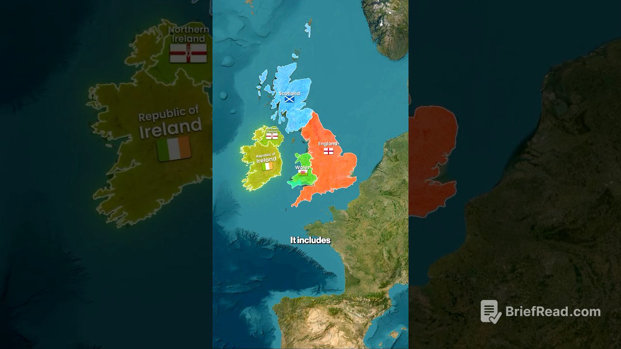 Difference between the UK, Great Britain and England