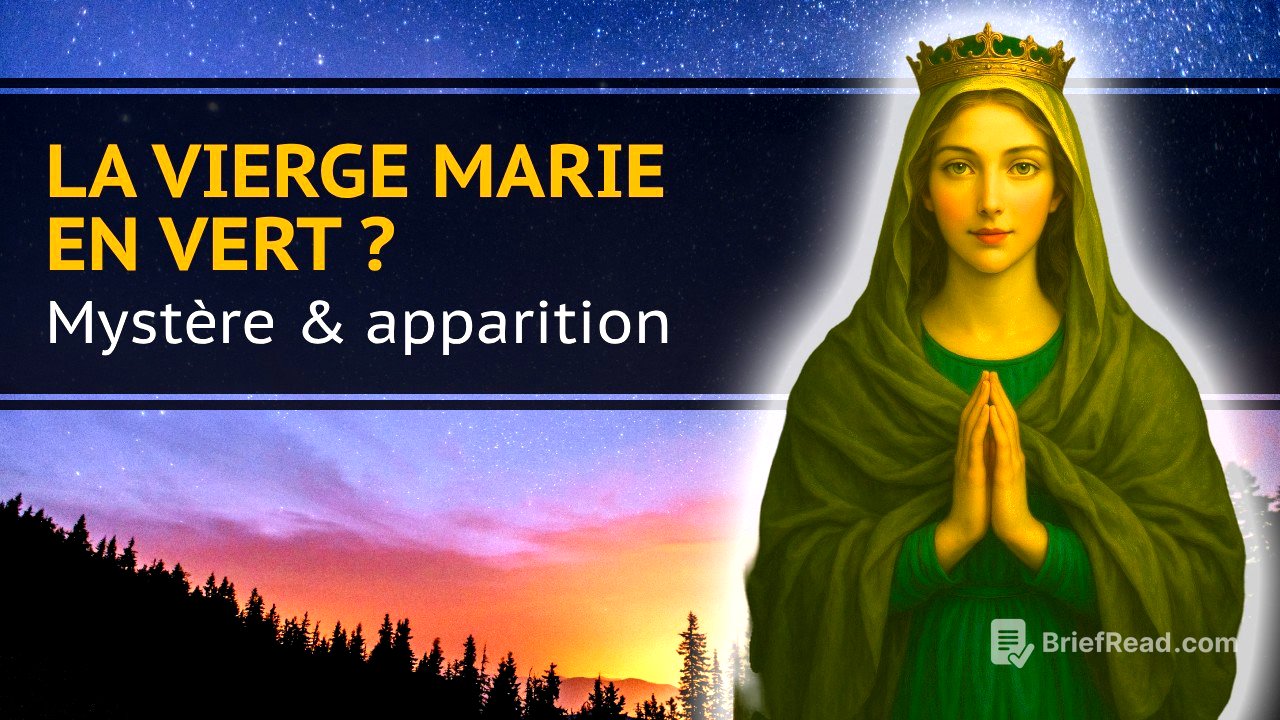 Pourquoi la Vierge est elle apparue en vert ?