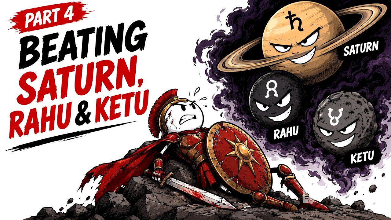 How To Beat RAHU, KETU And SATURN In Your Birth Chart (Part 4)(Scientifically)