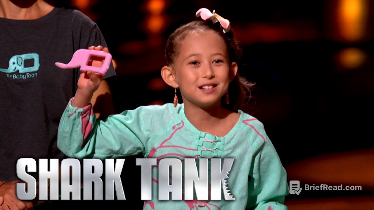 Shark Tank US | 10-Year-Old Entrepreneur Wows Sharks With Her Baby Spoon Product