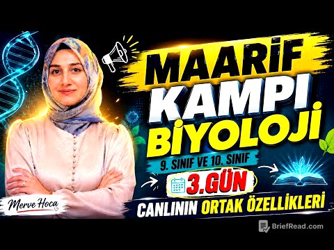 Canlıların Ortak Özellikleri | MAARİF KAMPI 3.GÜN #maarif 