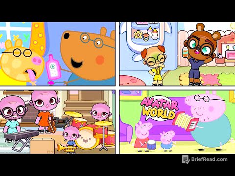 Peppa Pig in Avatar World | Pedro's Cough | Musical Instrumets