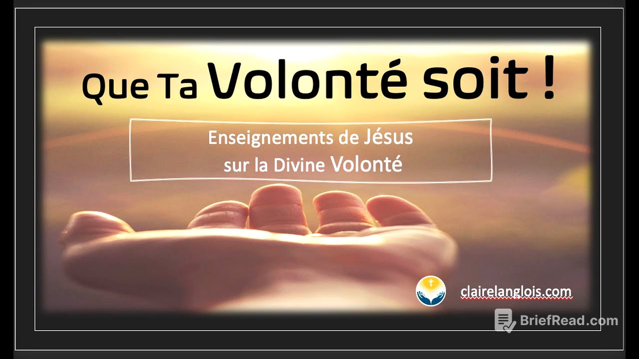 Que Ta Volonté soit !
