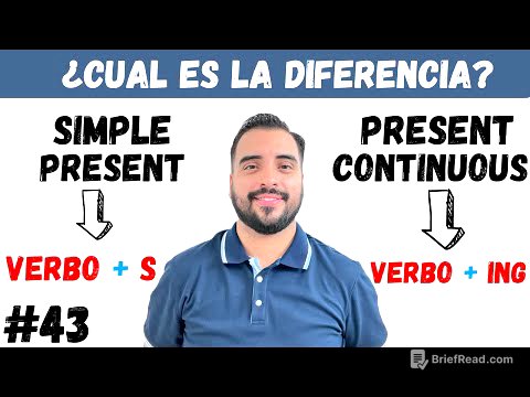 El PRESENTE SIMPLE EN INGLES vs. EL PRESENTE CONTINUO EN INGLES (NO LOS CONFUNDAS MAS 😎)
