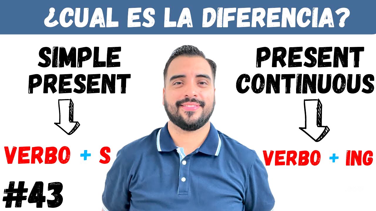 El PRESENTE SIMPLE EN INGLES vs. EL PRESENTE CONTINUO EN INGLES (NO LOS CONFUNDAS MAS 😎)