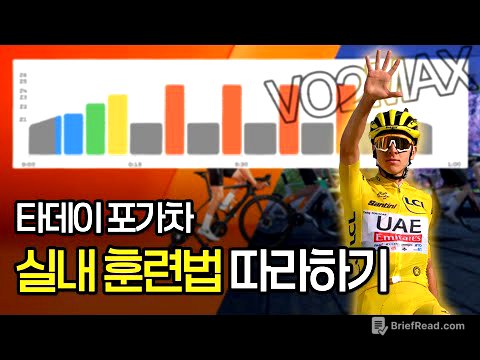 자전거 잘타는 방법 타데이 포가차 선수의 VO2MAX 훈련 따라하기