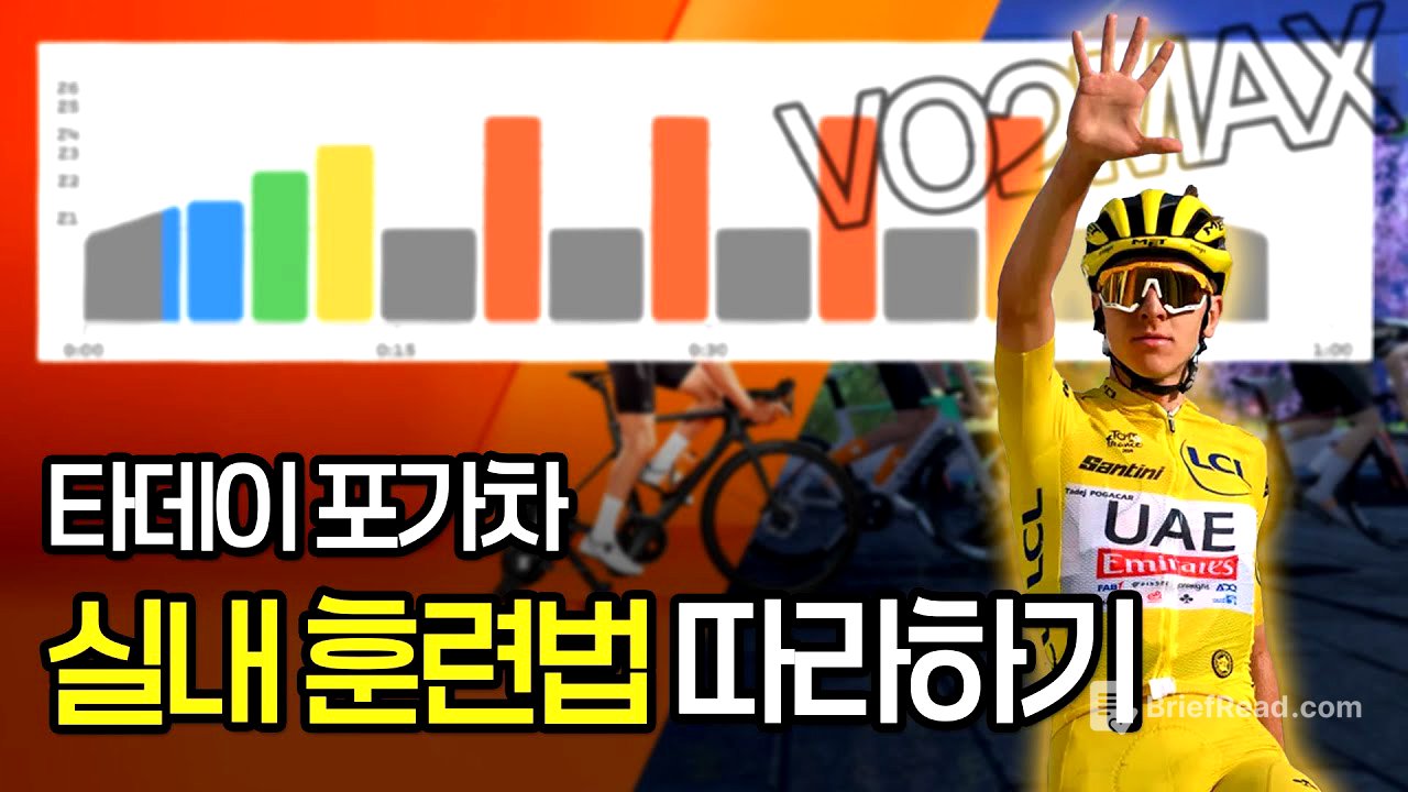 자전거 잘타는 방법 타데이 포가차 선수의 VO2MAX 훈련 따라하기