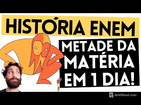 Como ver 50% de História Enem em 1 DIA APENAS!