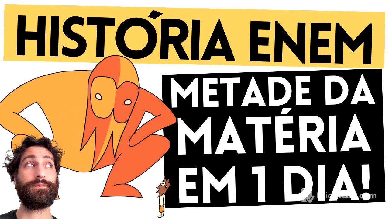 Como ver 50% de História Enem em 1 DIA APENAS!