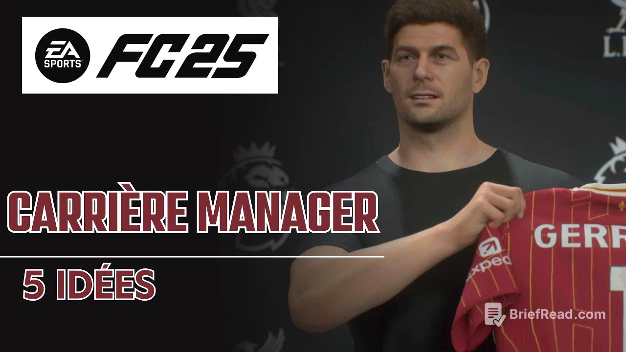 FC 25 | 5 IDÉES CARRIÈRE MANAGER !
