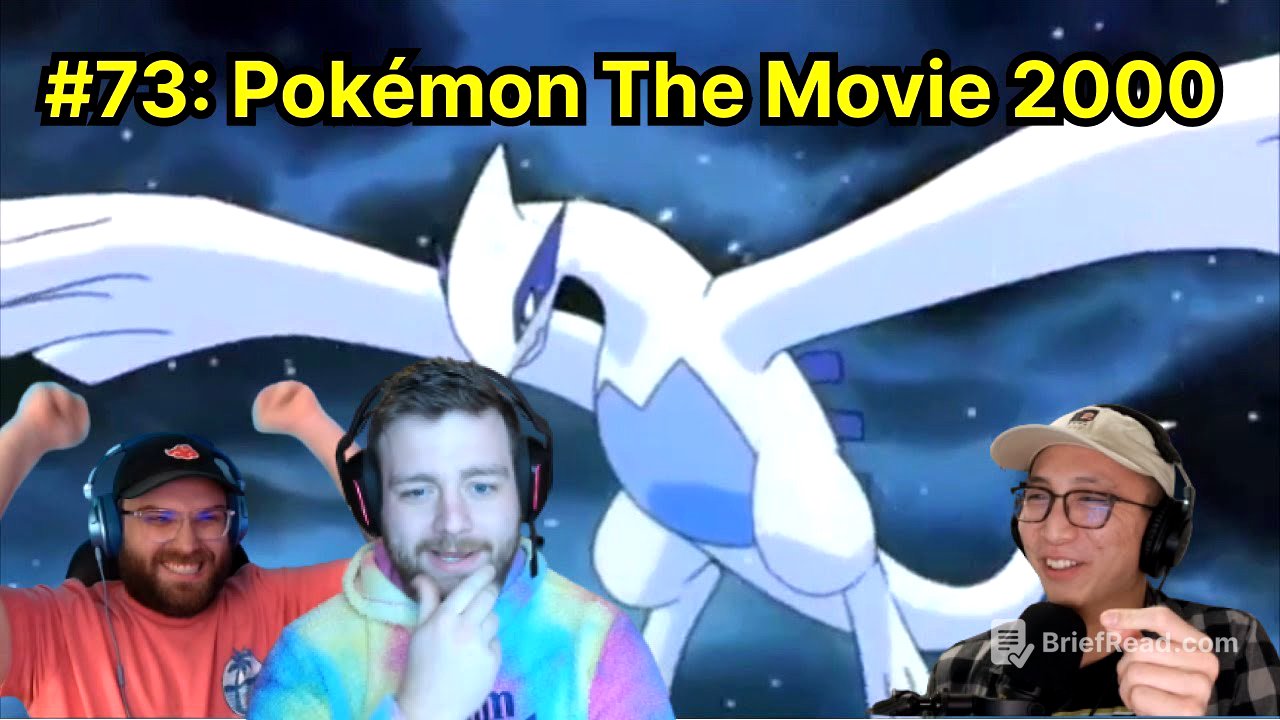 Pokémon The Movie 2000 review | Two Dudes Watch Cartoons podcast #73