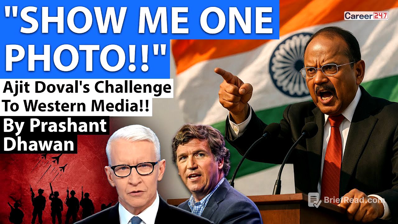 SHOW ME ONE PHOTO!! Ajit Doval's Challenge To Western Media!!