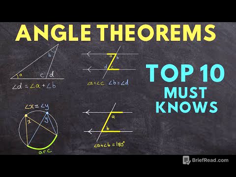 ANGLE THEOREMS - Top 10 Must Know