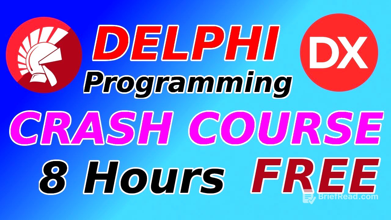 Delphi Programming - Full Beginner Crash Course
