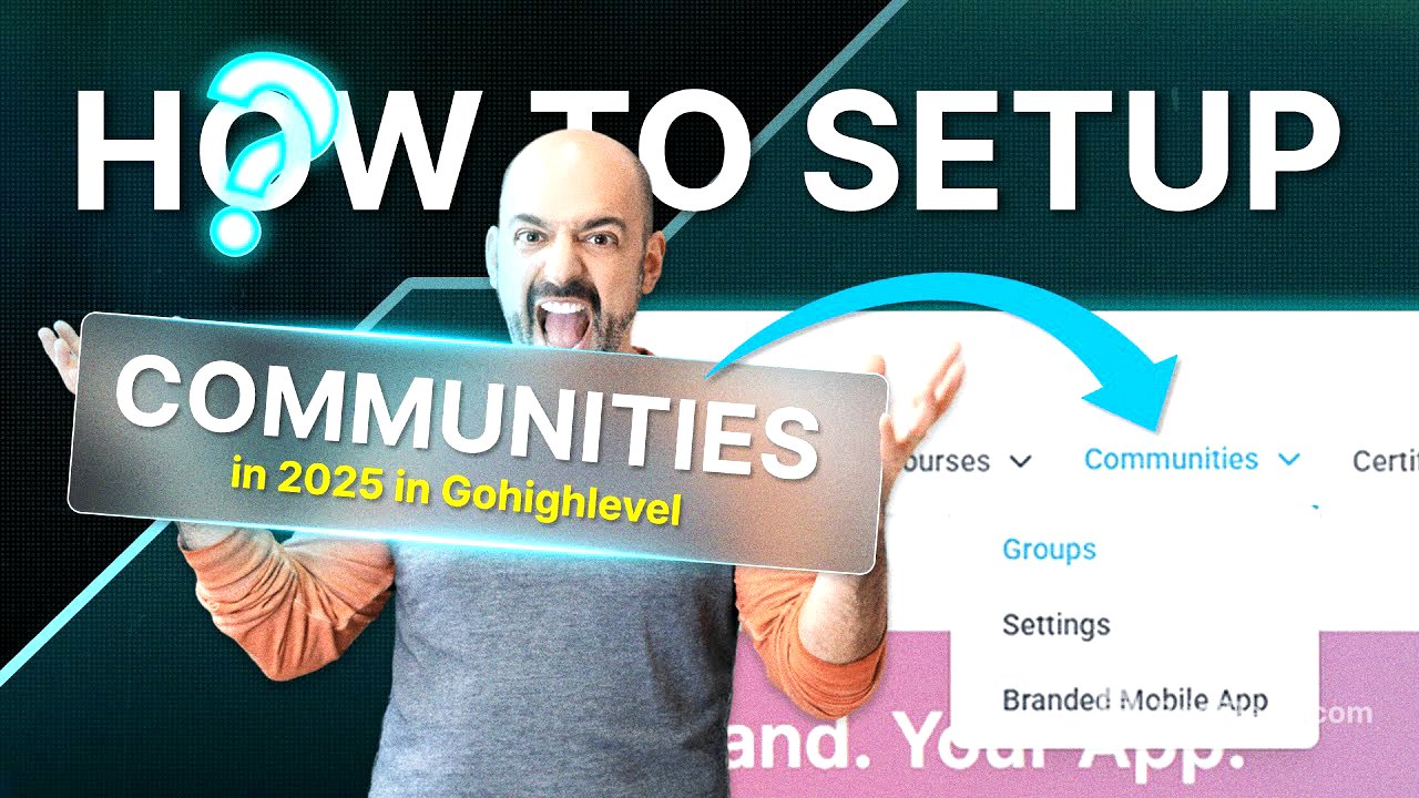 How to Build Your First GoHighLevel Community (Full Tutorial) 2025