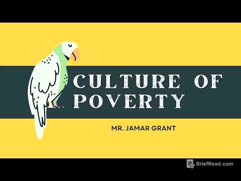 Culture of Poverty Theory