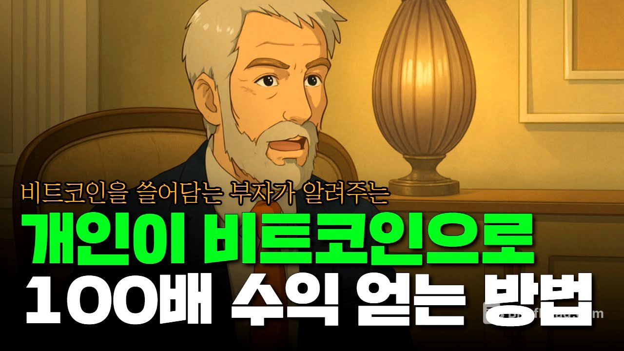 비트코인으로 100배 수익 얻는 확실한 방법 (마이클 세일러)