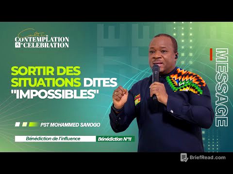SORTIR DES SITUATIONS DITES "IMPOSSIBLES" (PARTIE 1) | Pst Mohammed SANOGO