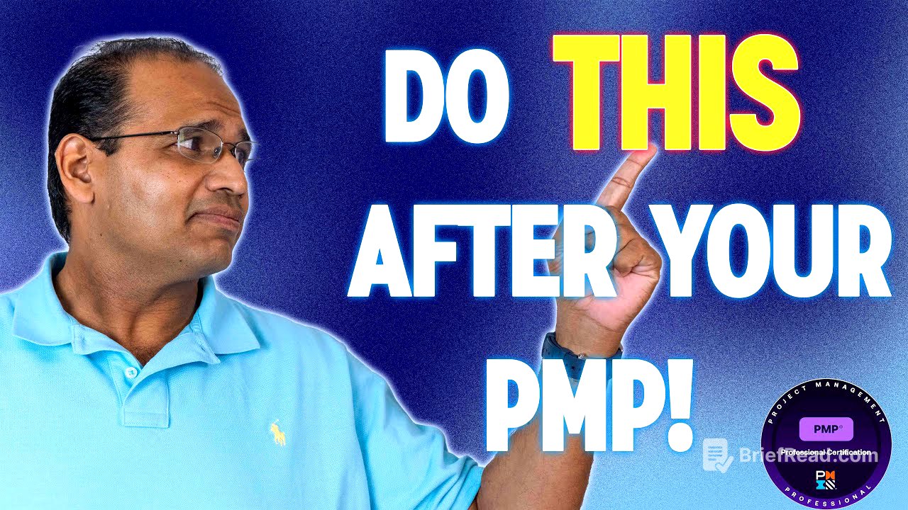 Do this certification after your PMP