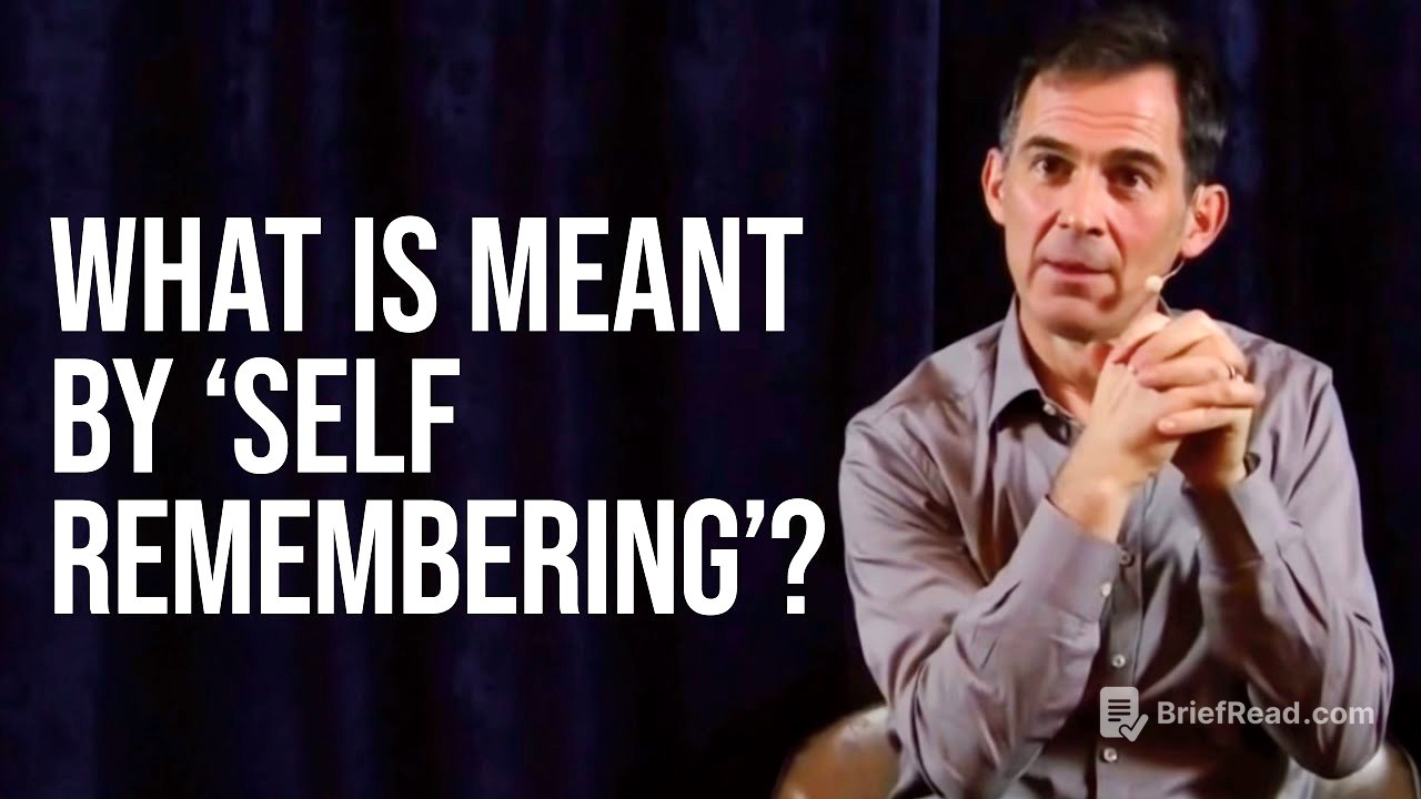 What is Meant by 'Self Remembering'? | Rupert Spira