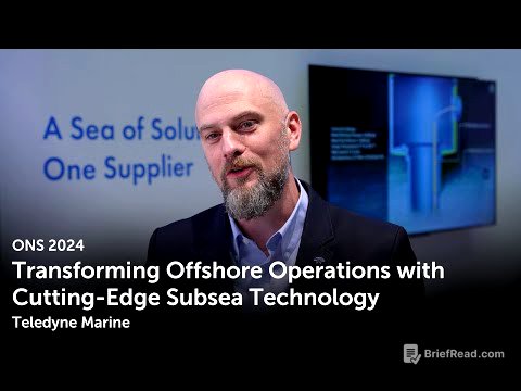 Teledyne Marine: Transforming Offshore Operations with Cutting-Edge Subsea Technology | ONS 2024