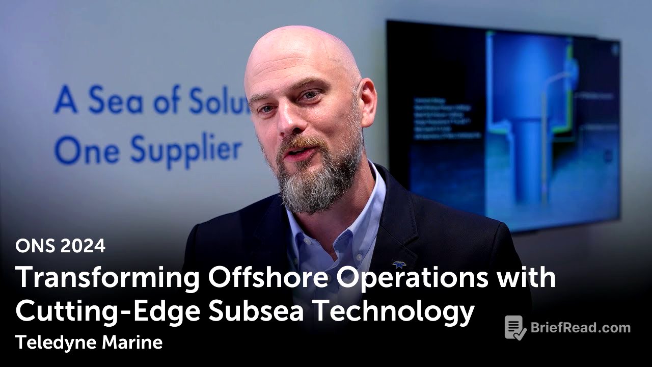 Teledyne Marine: Transforming Offshore Operations with Cutting-Edge Subsea Technology | ONS 2024