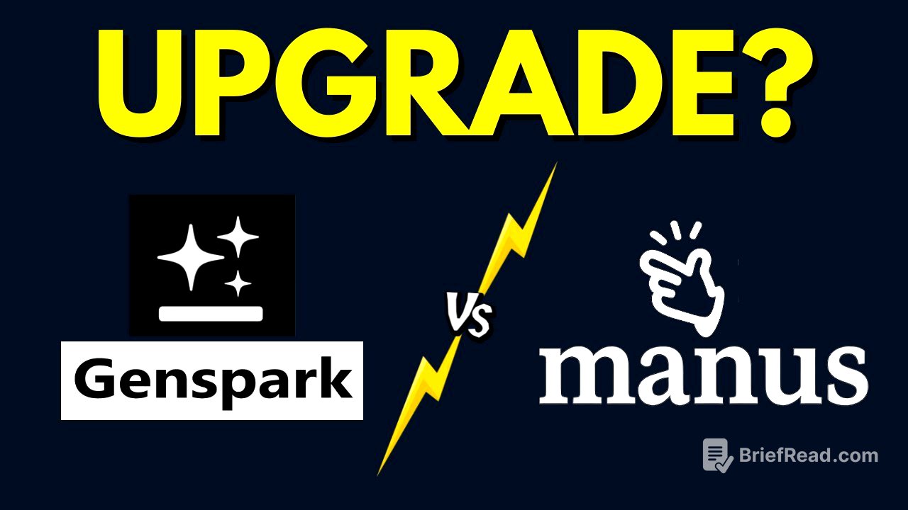 Which AI Upgrade Is WORTH PAYING FOR? Genspark vs Manus Side-by-Side