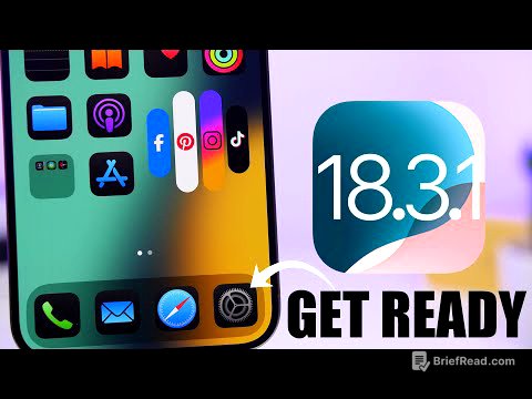 iOS 18.3.1 CONFIRMED - Why You MUST Update !