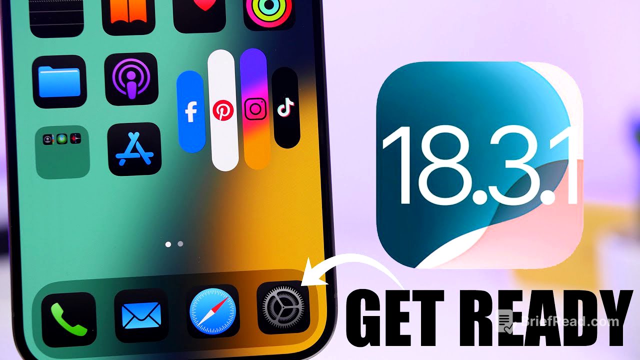 iOS 18.3.1 CONFIRMED - Why You MUST Update !